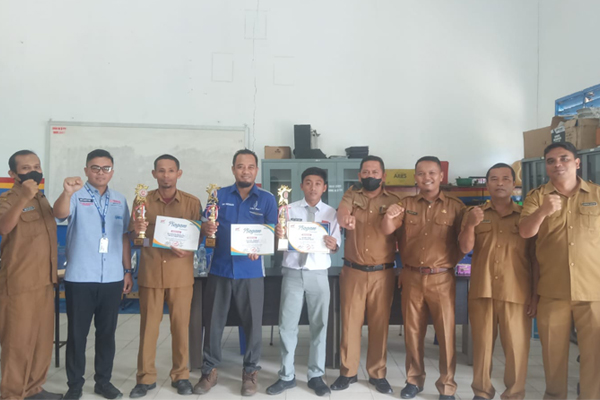 SMK N 2 Tebing TinggiPenyerahan Hadiah Juara Yamaha Skill Kontes 2022